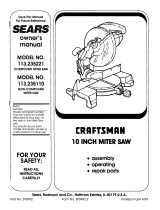 Craftsman 113.235110 Owner's manual