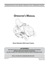 Rover 20/42 Ride On Mower User manual