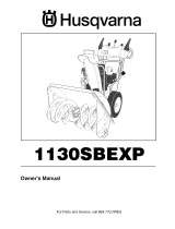 Husqvarna 1130SBEXP Owner's manual