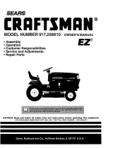 Craftsman EZ3 917.256610 Owner's manual