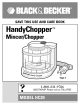 Black & Decker HandyChopper HC20 User manual