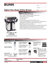 Bunn-O-Matic CDBCF Twin APS User manual