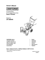 Craftsman 247.886640 Owner's manual