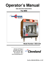 Cleveland Steam Oven User manual