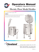 Cleveland KEL-60-SH User manual