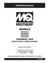 MQ Multiquip SP4030-series User manual