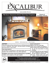 Regency Fireplace Products Excalibur P90-LP Owner's manual