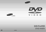 Samsung DVD-N505 User manual