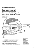 Craftsman 3202190 Owner's manual