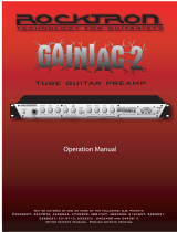 Rocktron Gainiac 2 Owner's manual