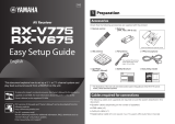 Yamaha RX-V675 Installation guide