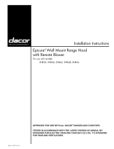 Dacor EHR4812SCH Installation guide