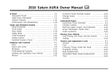 Saturn AURA Owner's manual