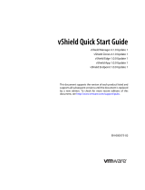 VMware vShield vShield 4.1 Quick start guide