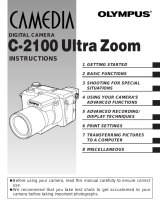 Zoom Camedia C-2100 Ultra Zoom User manual