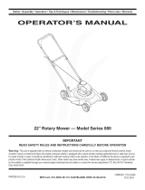 MTD Series 080 Owner's manual