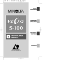 Minolta Minolta VECTISS100 User manual
