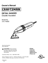 Craftsman 315.116302 Owner's manual