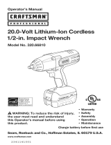 Craftsman Lithium 320.28127 Owner's manual