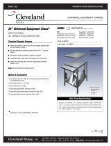 Cleveland Range 21-CGA-5 Datasheet