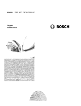 Bosch WTB86200UC/07 Owner's manual