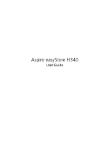 Acer Aspire easyStore Series User manual