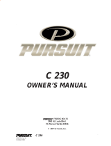 PURSUIT C 230 Owner's manual