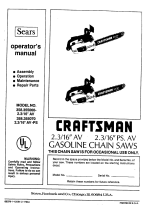 Craftsman 358355070 Owner's manual