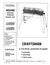 Craftsman 113 Owner's manual