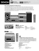 Denon DRR-M30 Owner's manual