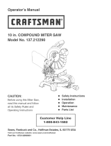 Craftsman 137 User manual