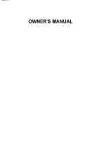 Maytag DWU8860AAE Owner's manual