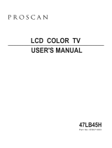 ProScan 47LB45H User manual