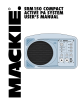 Mackie SRM150 150 Watt 3 Channel Compact Active PA System User manual