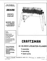 Craftsman 113206933 Owner's manual