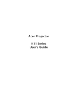 Acer K11 User manual