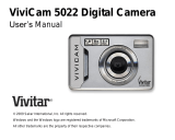 Vivitar ViviCam 5022 User manual