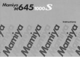 Mamiya M645 1000S User manual