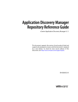 VMware VCENTER APPLICATION DISCOVERY MANAGER 6.1.1 - RESPOSITORY User guide