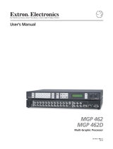 Extron electronic Multi-Graphic Processor MGP 464 User manual