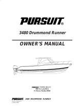 PURSUIT SF 345 Owner's manual