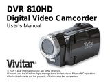Vivitar DVR 810HD User manual
