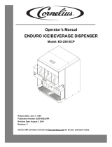 Cornelius ED-250 BCP Operating instructions