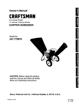 Craftsman 77587 User manual