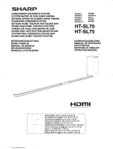 Sharp HT-SL75 Owner's manual