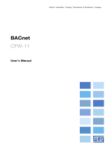 BACnet CFW-11 User manual