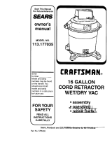 Sears Craftsman 113.177035 User manual