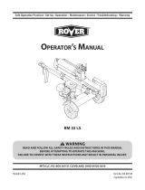 MTD 33 Ton Log Splitter Owner's manual