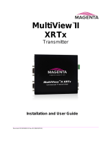 tvONE 2620016-04 Multiview II XRTx -A/-S User manual