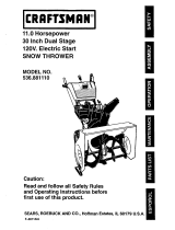 Craftsman 536881110 Owner's manual
